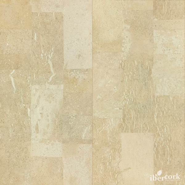 Пробковый клеевой паркет IberCork Саламанка крем 6 SG